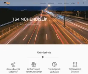 T34.com.tr(T34 Mühendislik) Screenshot