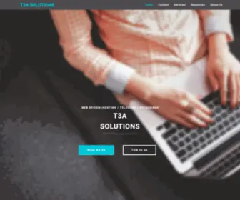 T3Asolutions.com(Built with T3A) Screenshot