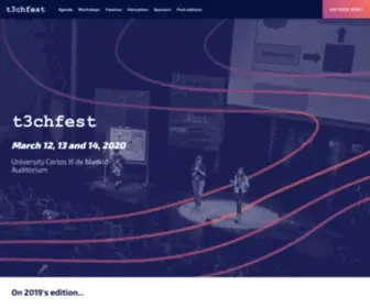 T3Chfest.es(T3chFest 2020) Screenshot