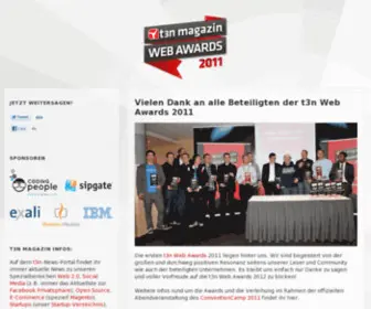 T3N-Award.de(T3n Web Awards) Screenshot