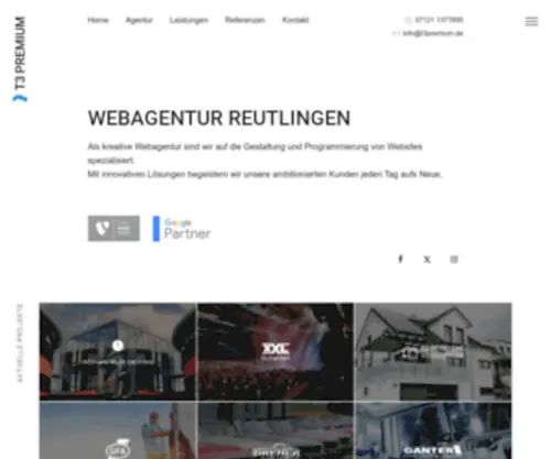 T3Premium.de(Webagentur) Screenshot