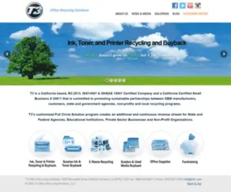 T3RS.com(Office Recycling Solutions) Screenshot