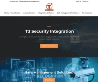 T3Securityintegration.com(Security Systems Singapore) Screenshot