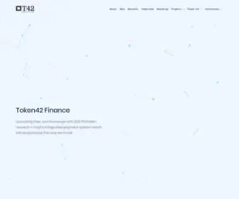 T42.network(10% rewards in $FEG each payout cycle) Screenshot