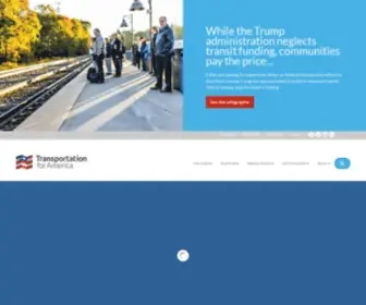 T4America.org(Transportation For America Home) Screenshot