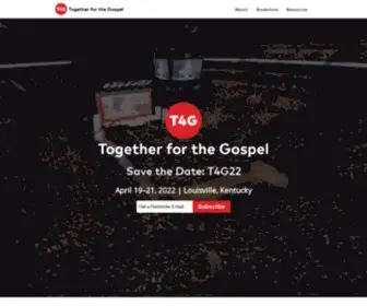 T4G.org(Gospel-Centered Resources) Screenshot