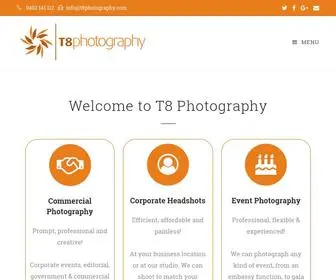 T8Photography.com(Canberra commercial and event photographers) Screenshot