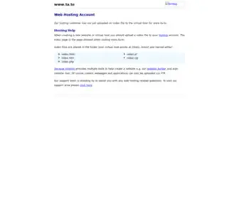 TA.to(Hosted by Servage Hosting) Screenshot