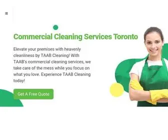 TAABCLeaning.ca(TAAB Cleaning Inc) Screenshot