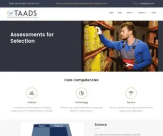 Taads.com(TAADS was built on a simple belief) Screenshot