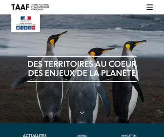 Taaf.fr(Page d'accueil) Screenshot