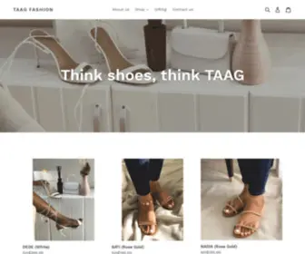 Taagfashion.com(TAAG Fashion) Screenshot