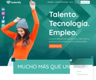 Taalentfy.com(Mucho más que un CV) Screenshot