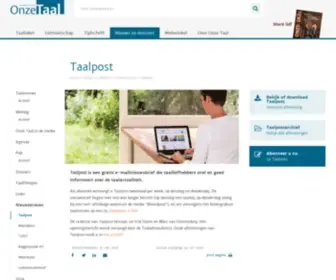 Taalpost.nl(Onze Taal) Screenshot