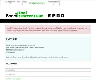 Taaltestcentrum.nl(Inloggen) Screenshot