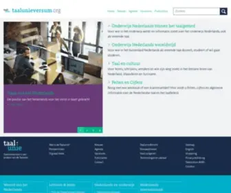 Taalunieversum.org(Alles over het Nederlands) Screenshot