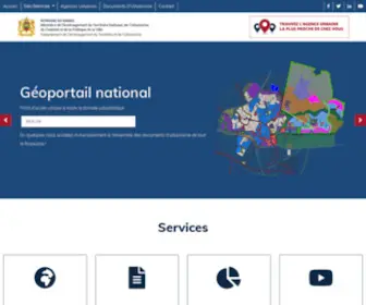 Taamir.gov.ma(Géoportail) Screenshot