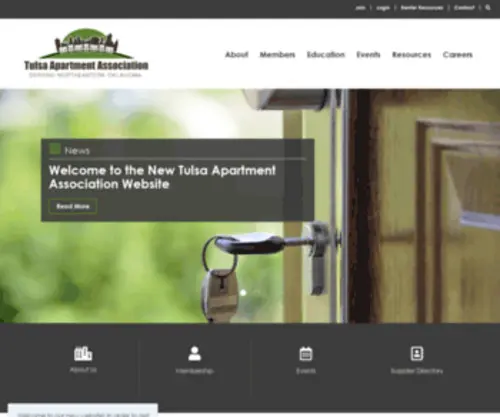 Taaonline.org(Tulsa Apartment Association) Screenshot