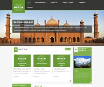 Taap.org.pk(Travel Agents Association of Pakistan) Screenshot