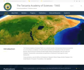 Taas-Online.or.tz(Tanzania Academy of Sciences (TAAS)) Screenshot