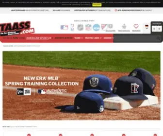 Taass.com(Der American Sports Store für alle NFL) Screenshot