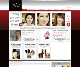 Taaz.com(The TAAZ online makeover) Screenshot