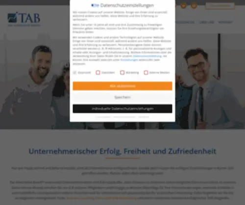 Tab-Austria.com(Das eigene Unternehmen erfolgreich entwickeln) Screenshot