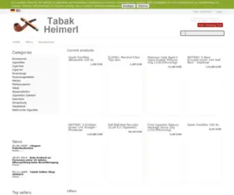 Tabak-Heimerl.de(Der) Screenshot