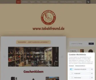 Tabakfreund.de(Feine Zigarren) Screenshot