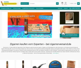 Tabakversand.de(Online-Shop für Tabakpfeifen und Pfeifentabak) Screenshot