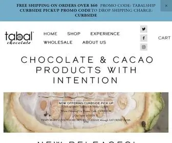 Tabalchocolate.com(Tabal Chocolate & Cacao Products With Intention) Screenshot