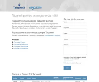 Tabanelli.it(Tabanelli pompe enologiche dal 1964) Screenshot