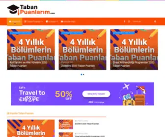 Tabanpuanlarim.com(Üniversite) Screenshot