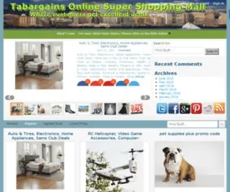 Tabargains.com(TABARGAINS ONLINE SUPER SHOPPING MALL Tabargains Online Super Shopping Mall) Screenshot