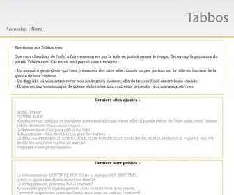 Tabbos.com(Tabbos le meilleur du web) Screenshot