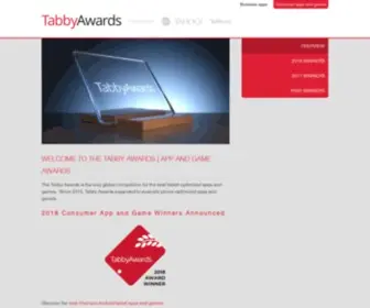 Tabbyawards.com(Tabby Awards) Screenshot