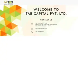 TABCApital.co.in(TAB Capital Pvt) Screenshot