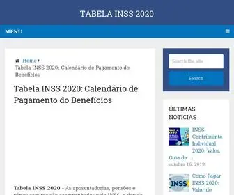 Tabeladoinss2020.com(TABELA INSS 2020 → Calendário de Pagamentos INSS (NOVO) Screenshot