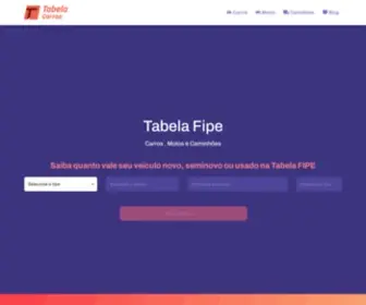 Tabelafipecarros.com.br(TABELA FIPE Setembro 2024: Consulte o Preço Médio dos Veículos) Screenshot