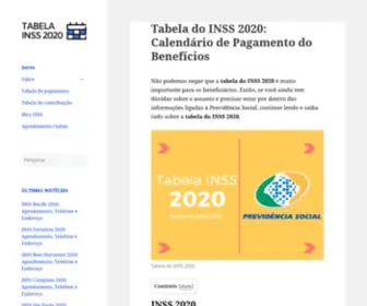 Tabelainss2020.com(Tabela INSS 2020 → 【Consulte a tabela INSS 2020 Atualizada】) Screenshot
