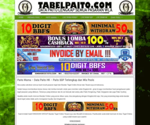 Tabelpaito.com(Tabelpaito) Screenshot