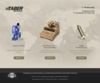 Taberindustries.com(Taber Industries) Screenshot