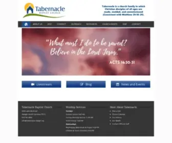 Tabernacle-Raleigh.org(Tabernacle Baptist Church) Screenshot