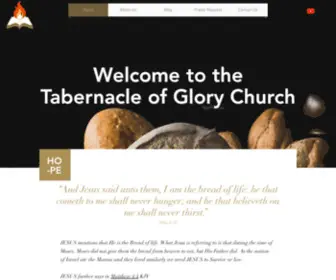 Tabernacleofglory.church(The MISSION of Tabernacle of Glory Church) Screenshot