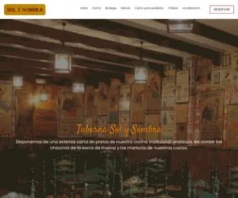 Tabernasolysombra.com(Taberna Sol y Sombra) Screenshot