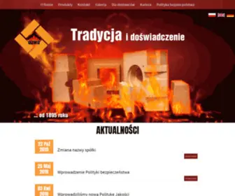 Tabex-Ozmo.pl(Materiały ogniotrwałe) Screenshot