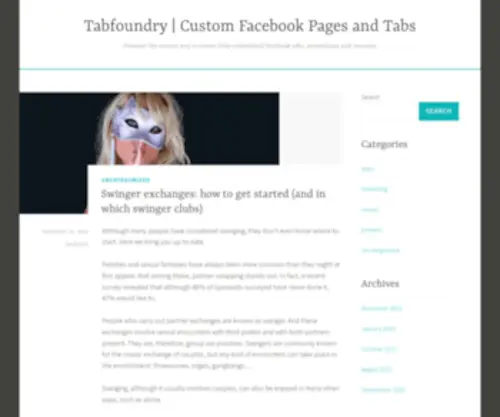 Tab.fo(Custom Facebook Pages and Tabs) Screenshot
