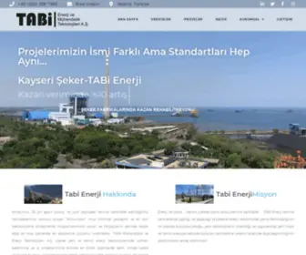 Tabienerji.com(TABi Enerji) Screenshot