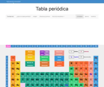 Tablaperiodica.info(Tabla periódica de los elementos químicos) Screenshot