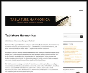 Tablatureharmonica.com(Harmonica) Screenshot